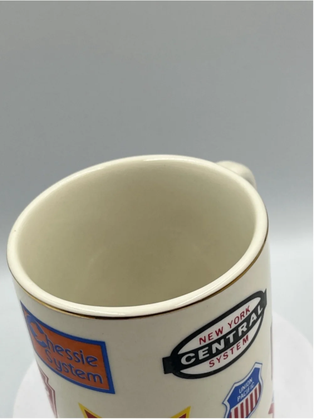 Railroad Train Logo Coffee Cup Mug With 15 Different Logos Union Pacific Amtrak